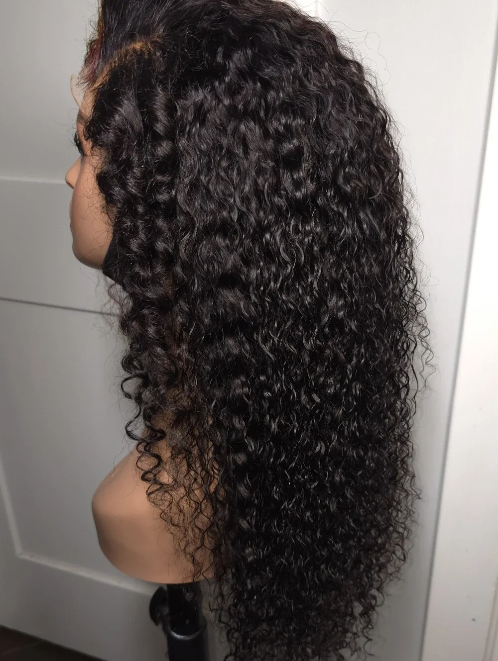 13x4 100% Human Hair Rainbow Money Piece Deep Wave Wig